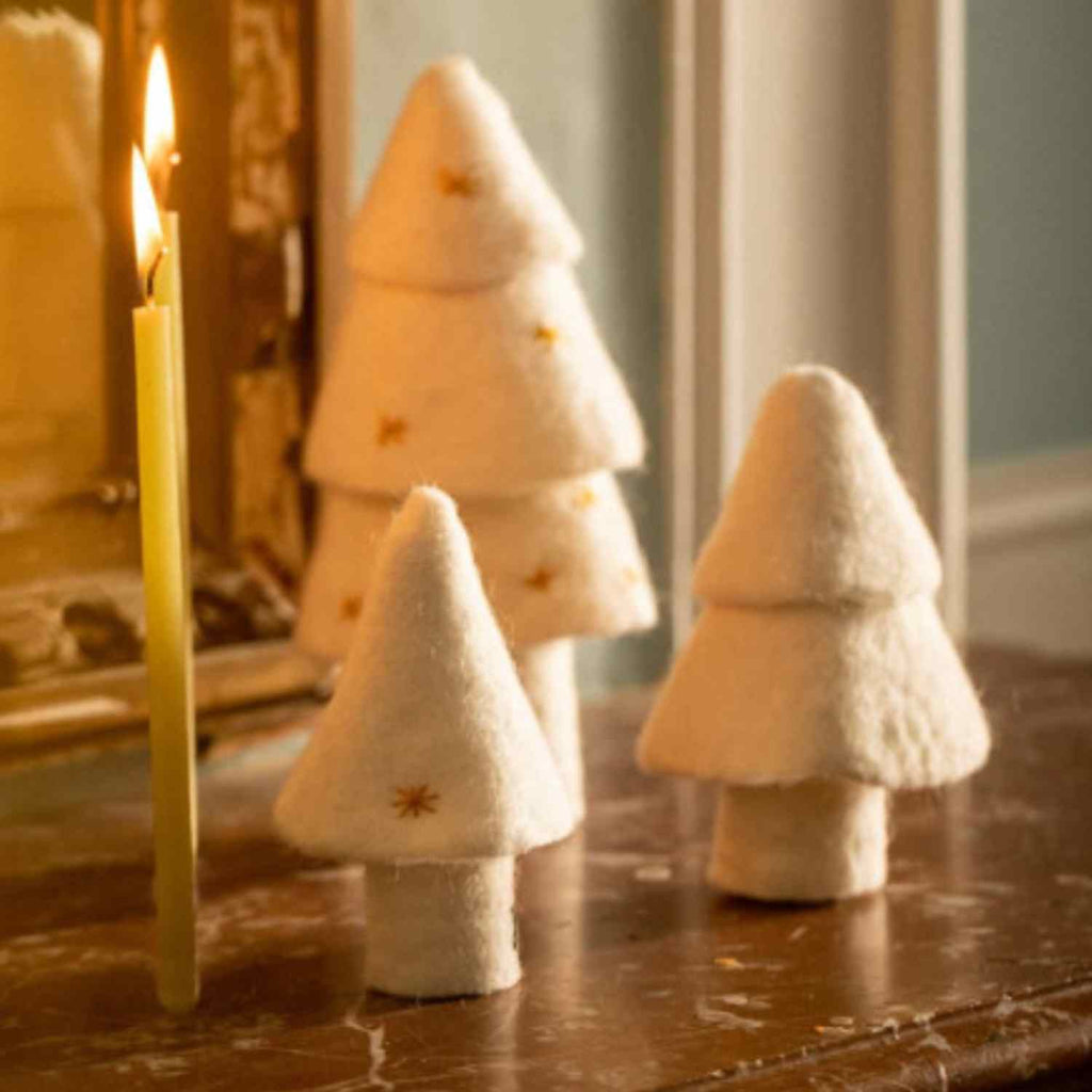 Sapins Ivoires set de 3 de Muskhane