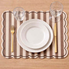 Set de table Roméo – rayure marron