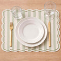 Set de table Roméo – rayure matcha