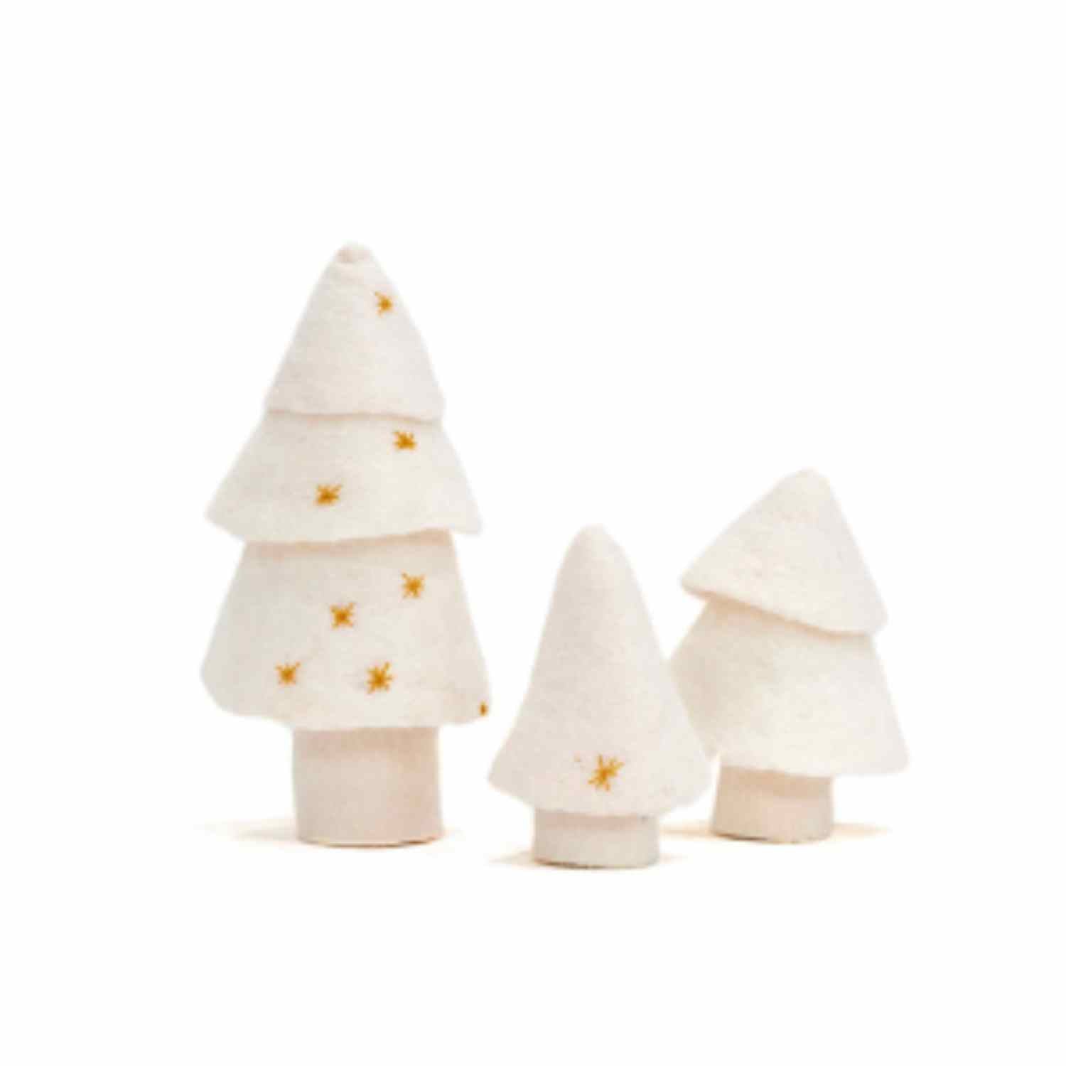 Sapins Ivoires set de 3 de Muskhane