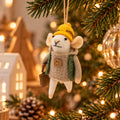 Souris Oscar – Suspension de Noël petit bricoleur