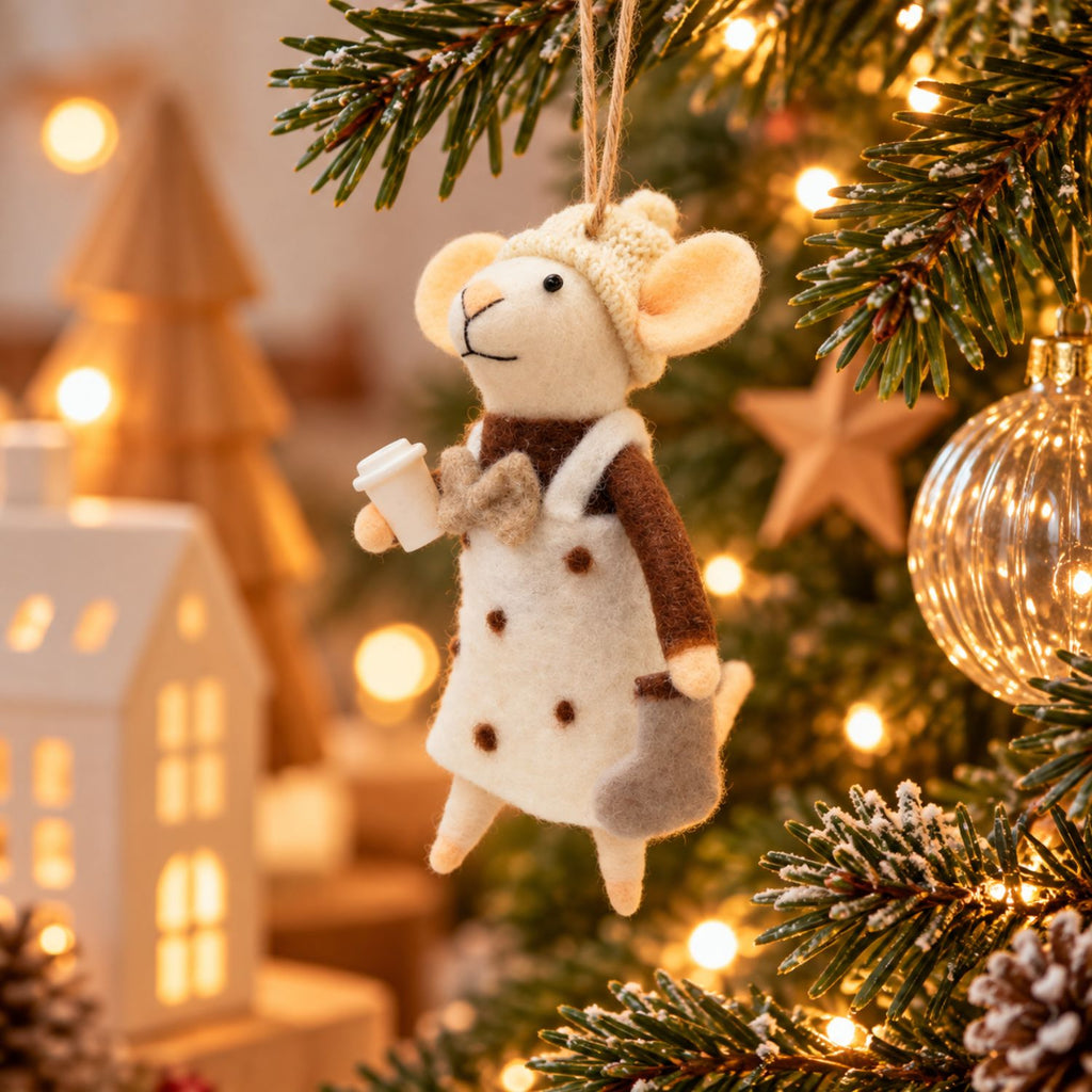 Souris Chloé – Suspension de Noël