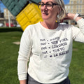 Sweat Suzanna Just Le Havre – Écru & aubergine