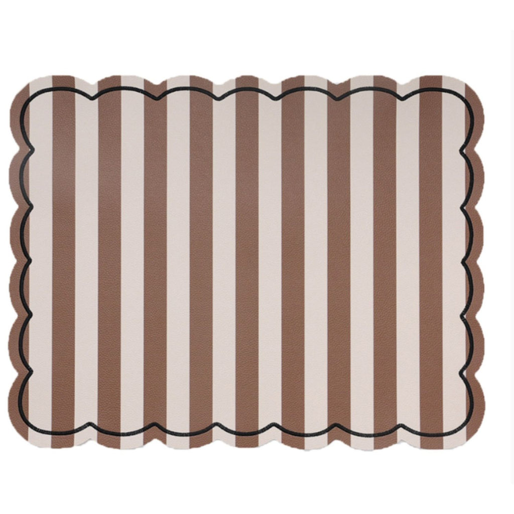 Set de table Roméo – rayure marron