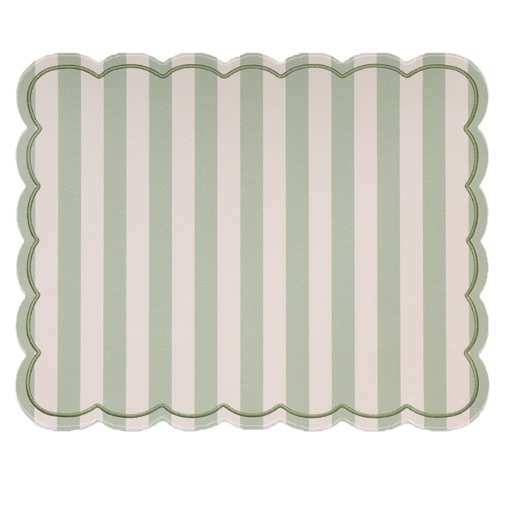 Set de table Roméo – rayure matcha