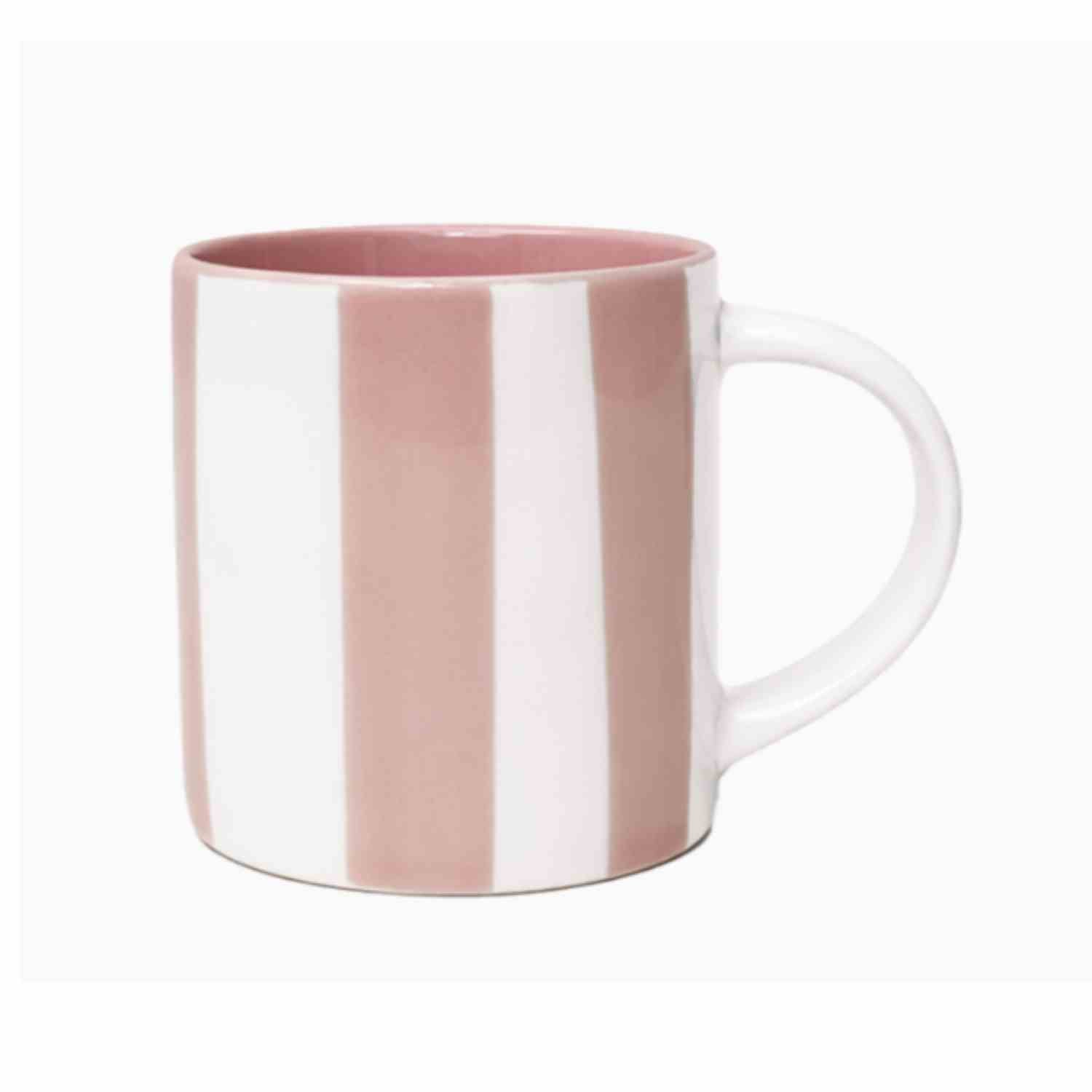 Tasse expresso Chichou rayée rose