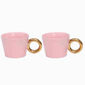 Tasse "Matin câlin" anse dorée