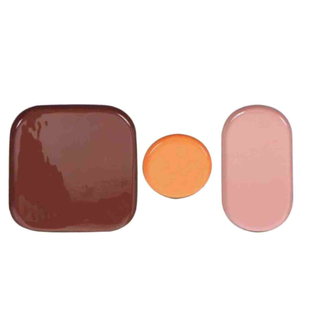 Trio de plateaux émaillés