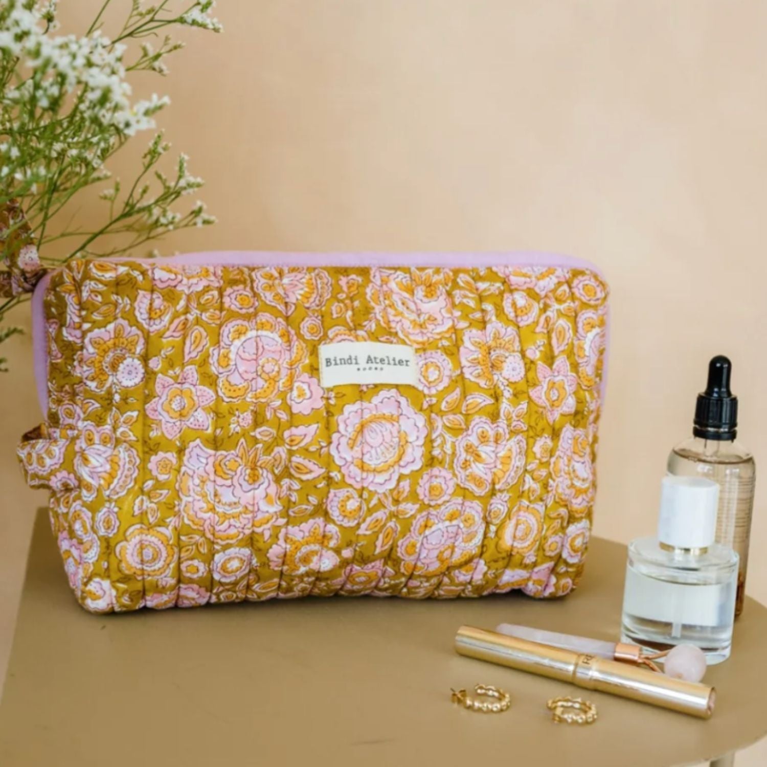 Trousse de toilette Garda Kaki – Bindi Atelier