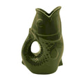 Vase poisson kaki