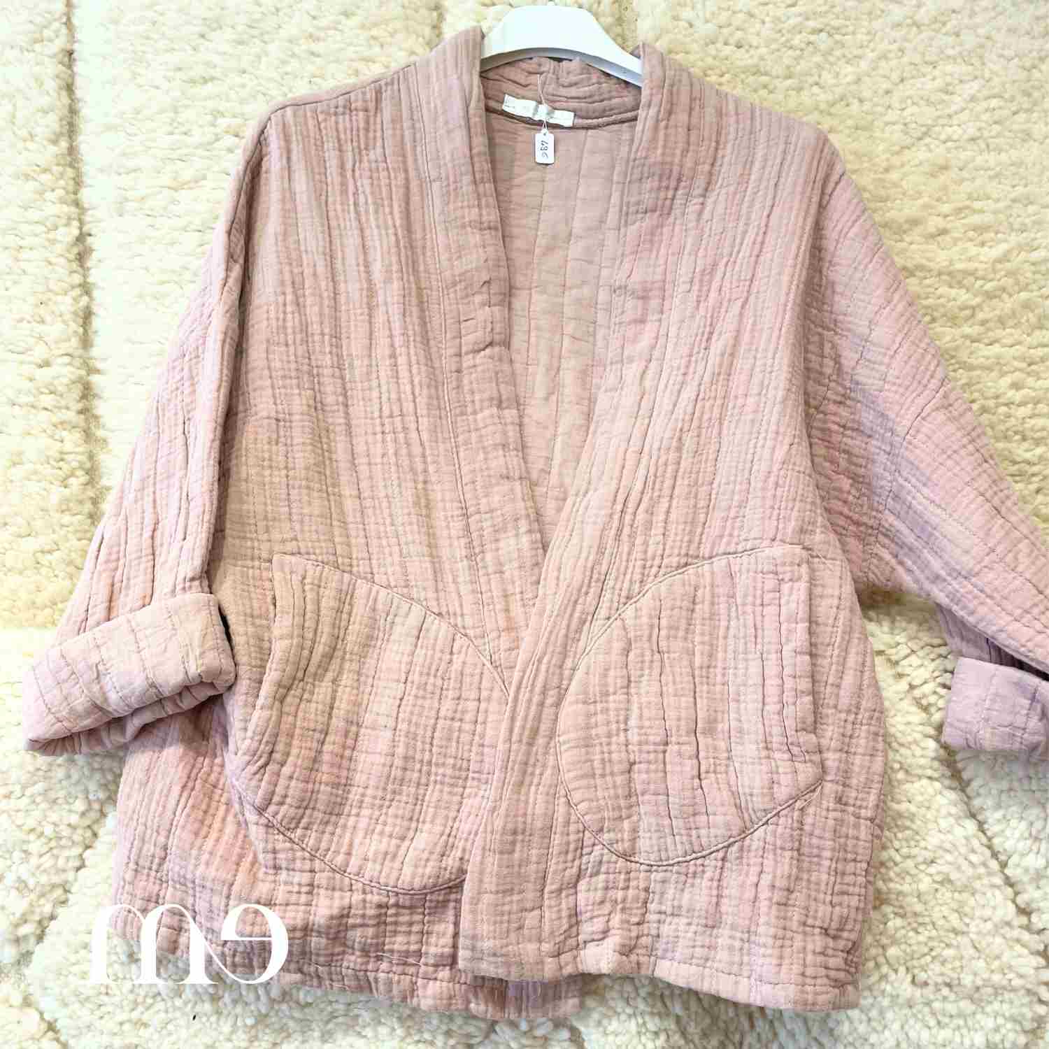 Veste matelassée en gaze de coton