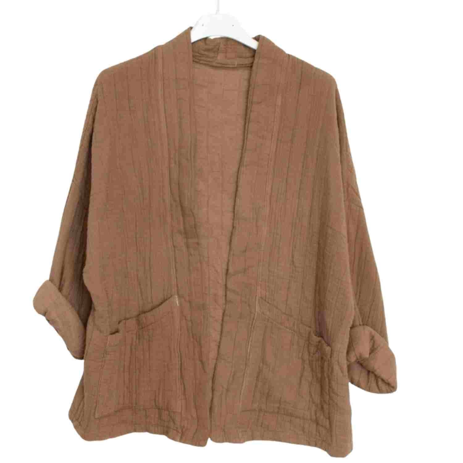 Veste matelassée en gaze de coton