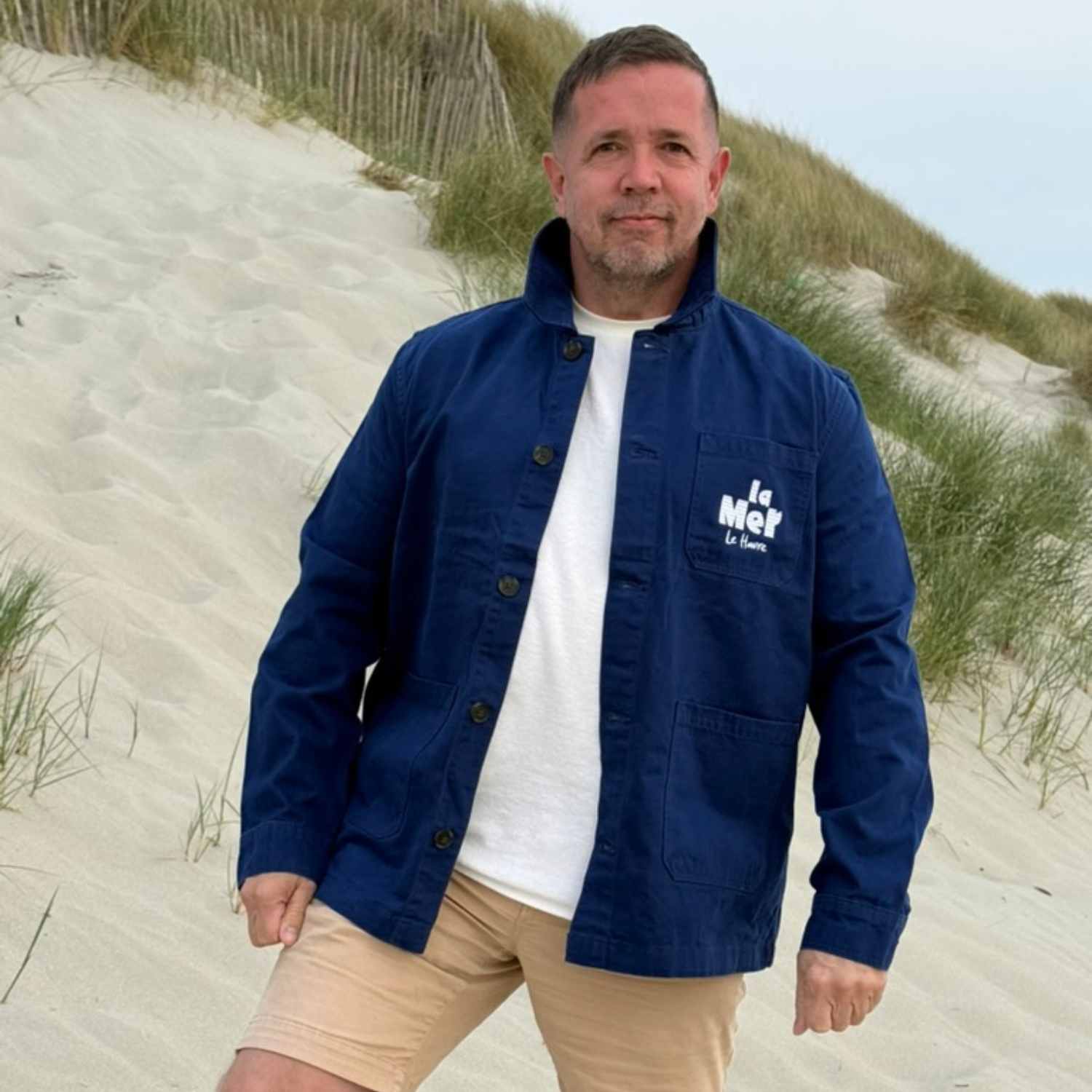 Veste Craig bleu  “La Mer Le Havre”