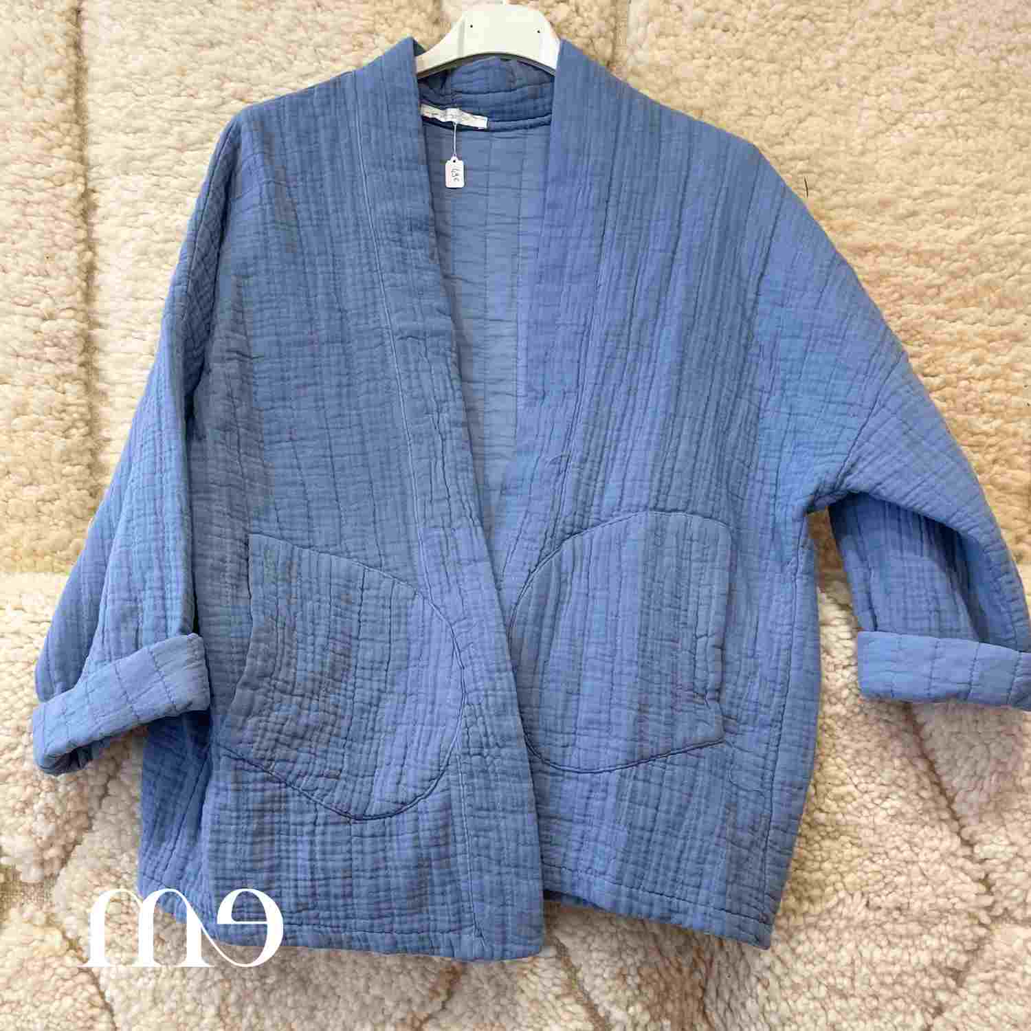 Veste matelassée en gaze de coton
