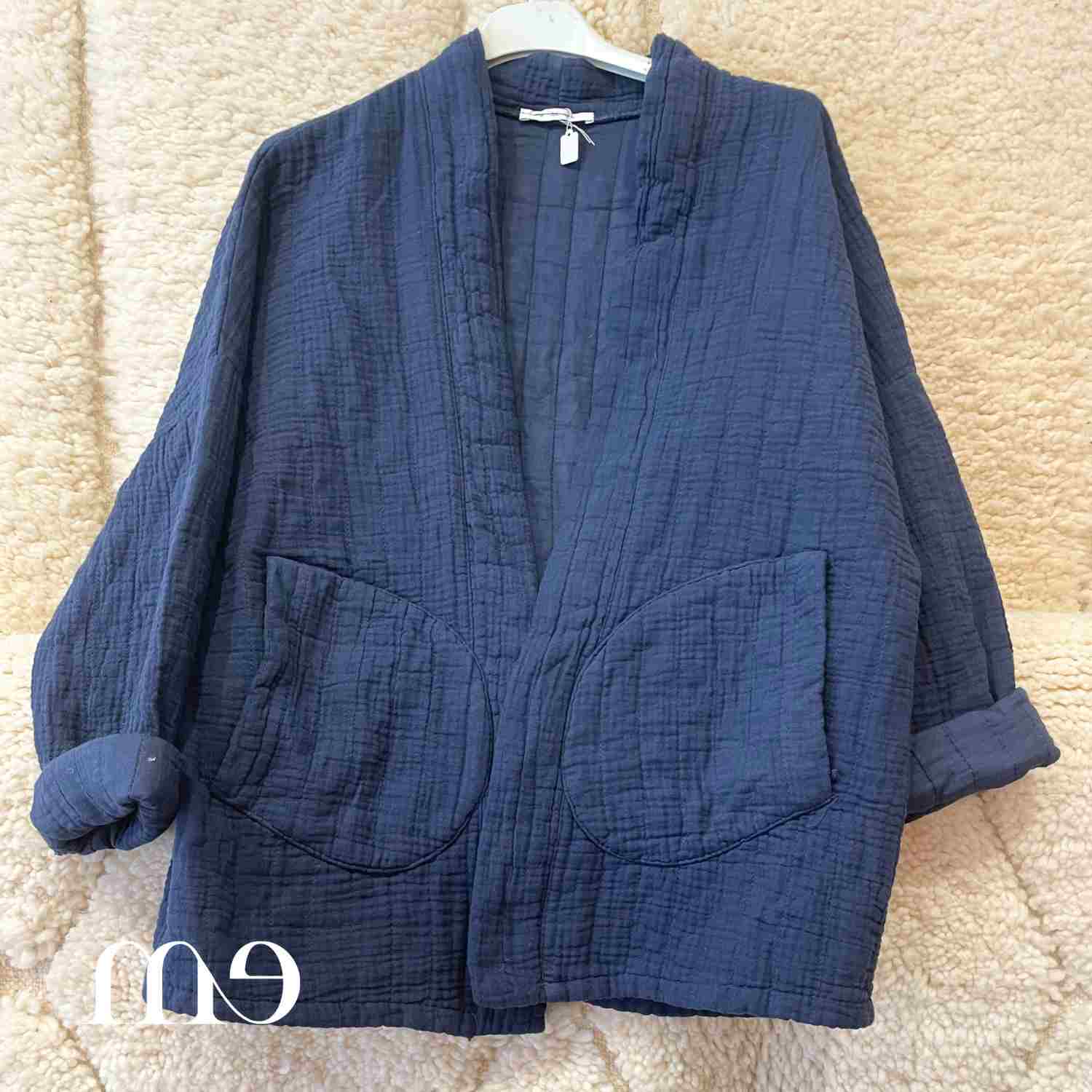 Veste matelassée en gaze de coton