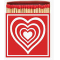 Boite d'allumette coeur rouge The Archivist