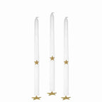 Set de 3 Bijoux de Bougies – Étoiles Dorées – Boncoeur