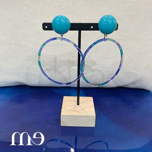 BO Clip créole turquoise F Bramli