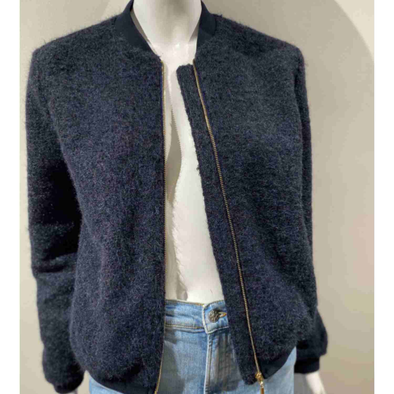 Veste bombers Vegas effet laine