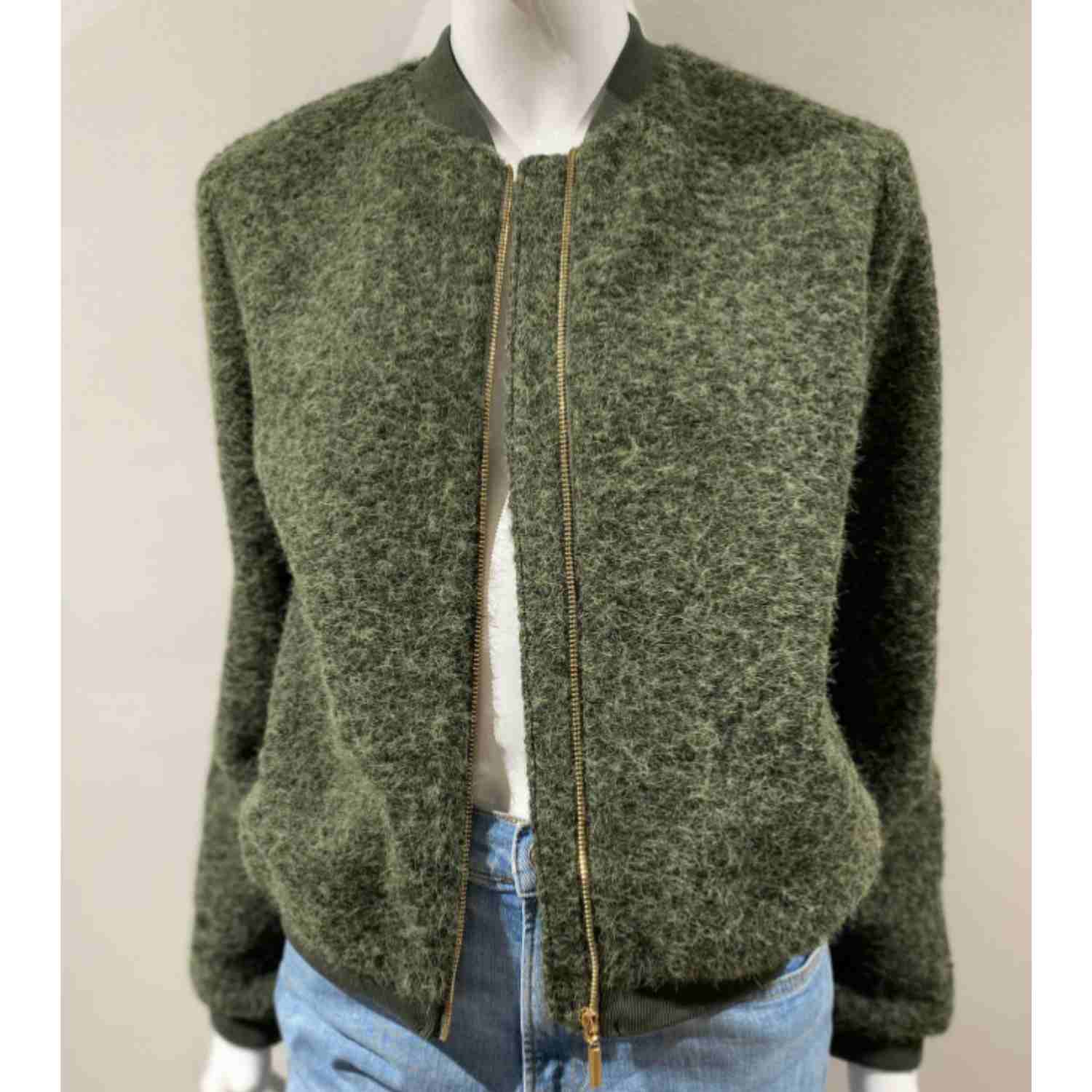 Veste bombers Vegas effet laine