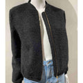Veste bombers Vegas effet laine