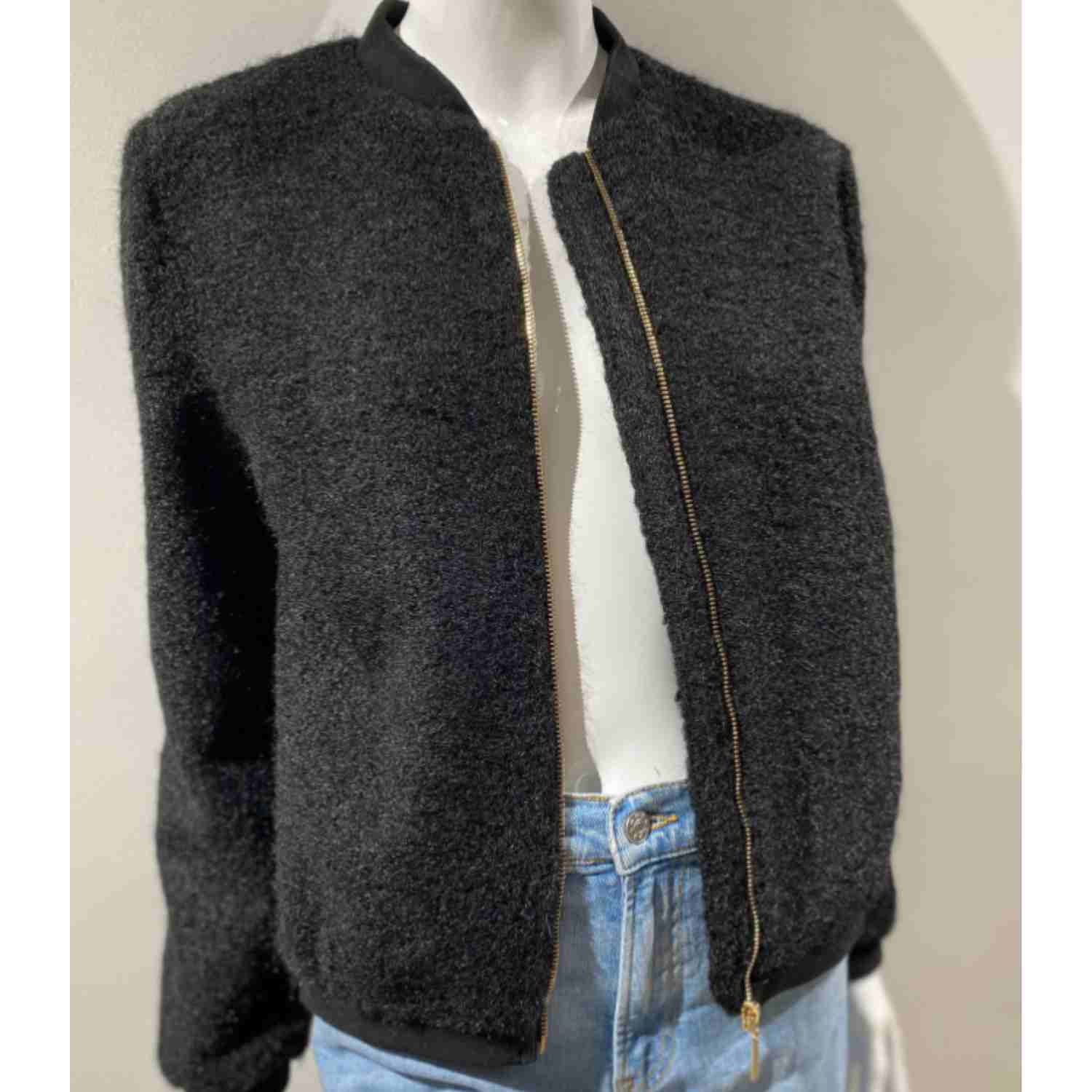 Veste bombers Vegas effet laine