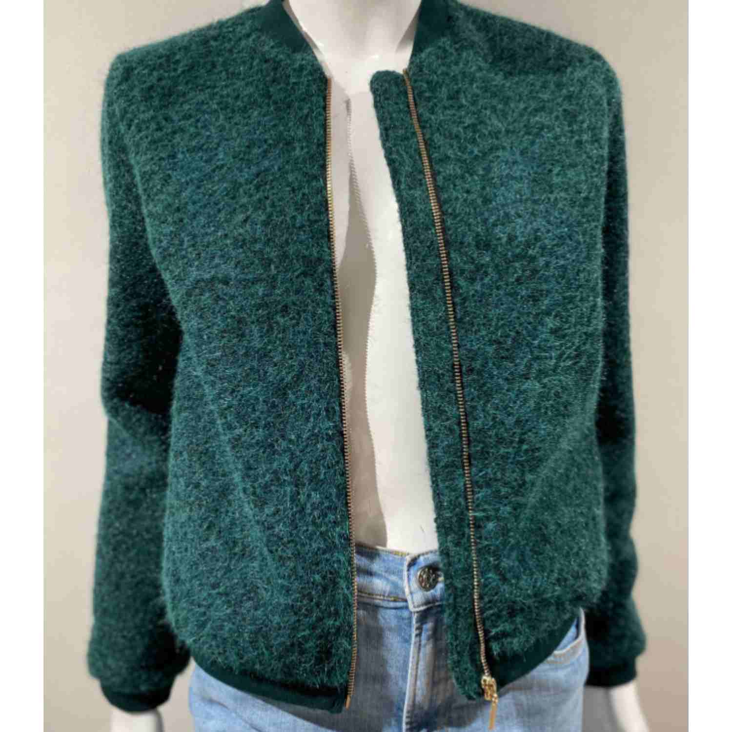Veste bombers Vegas effet laine