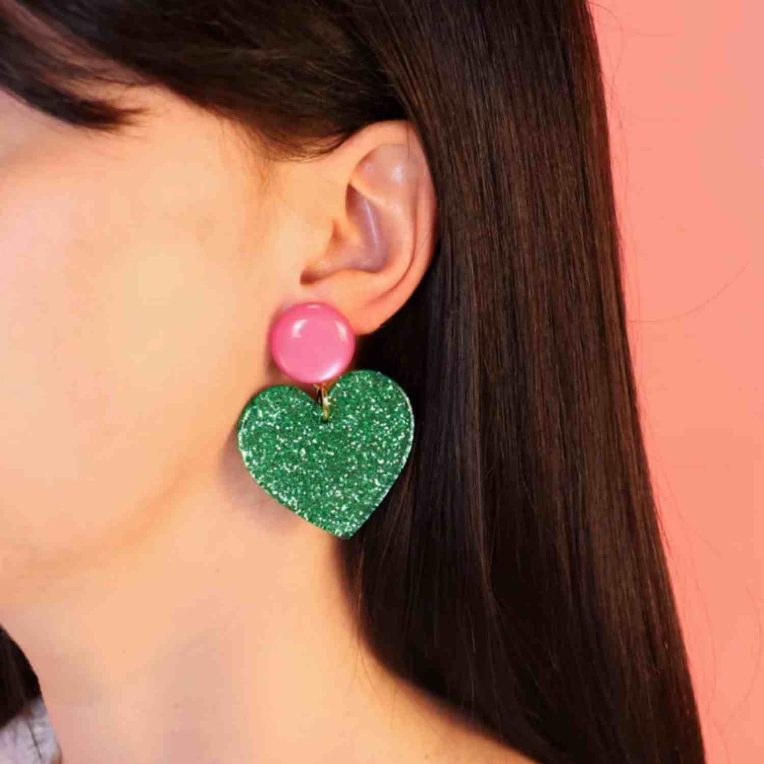 Boucles d’oreilles Cœur Granny – Odette