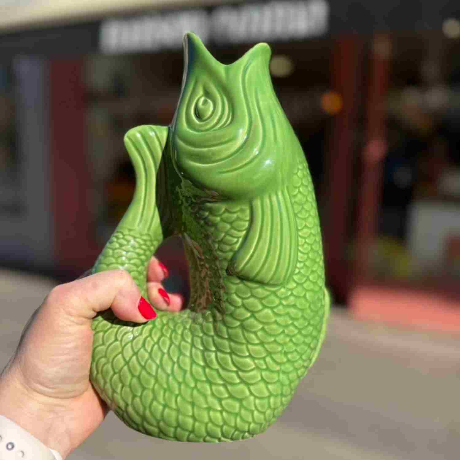 Pichet carafon poisson – vert