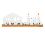 Crèche complète de Noël en porcelaine et bois Räder