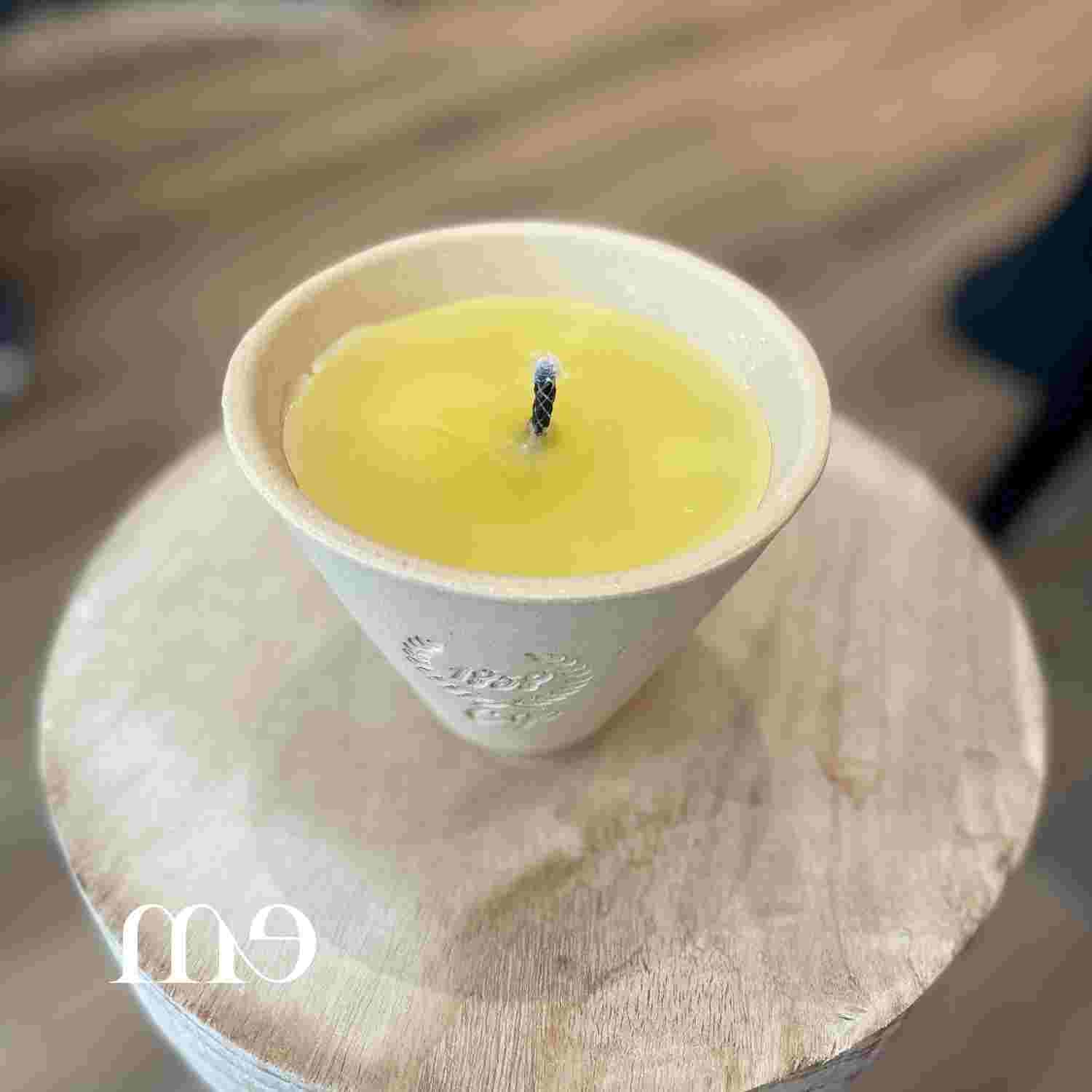 Bougie Citronelle bio Ciergerie des Prémontrés