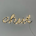 Mot lumineux Led Chut de Bazardeluxe