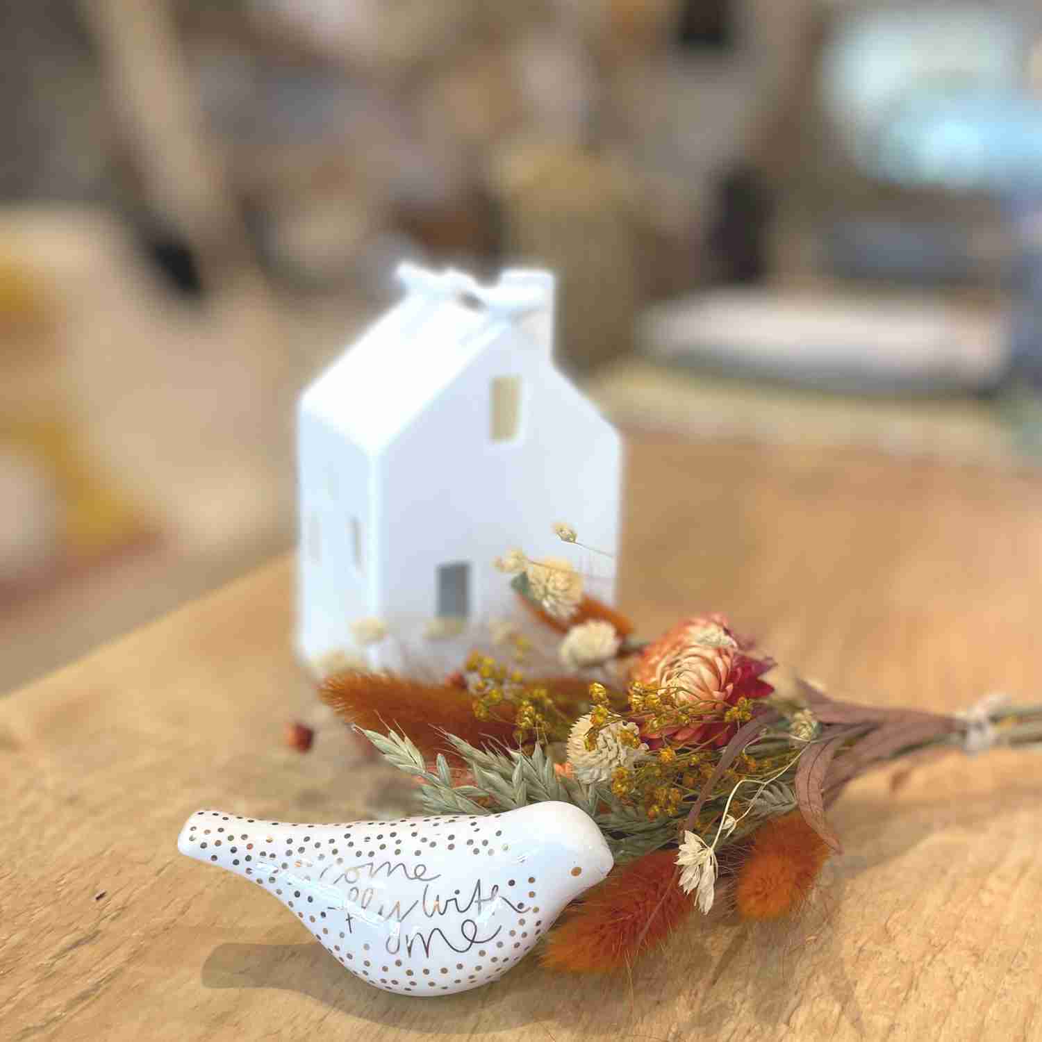 Oiseau en porcelaine Come fly with me Räder