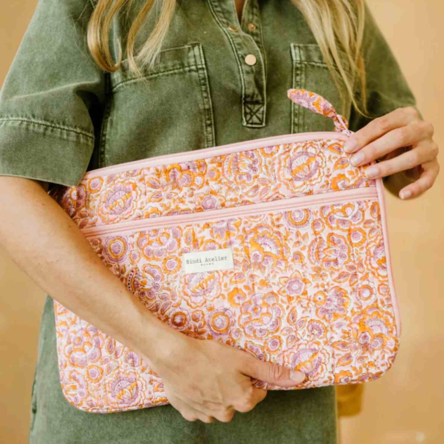 Housse d’ordinateur Garda pop pink – Bindi Atelier