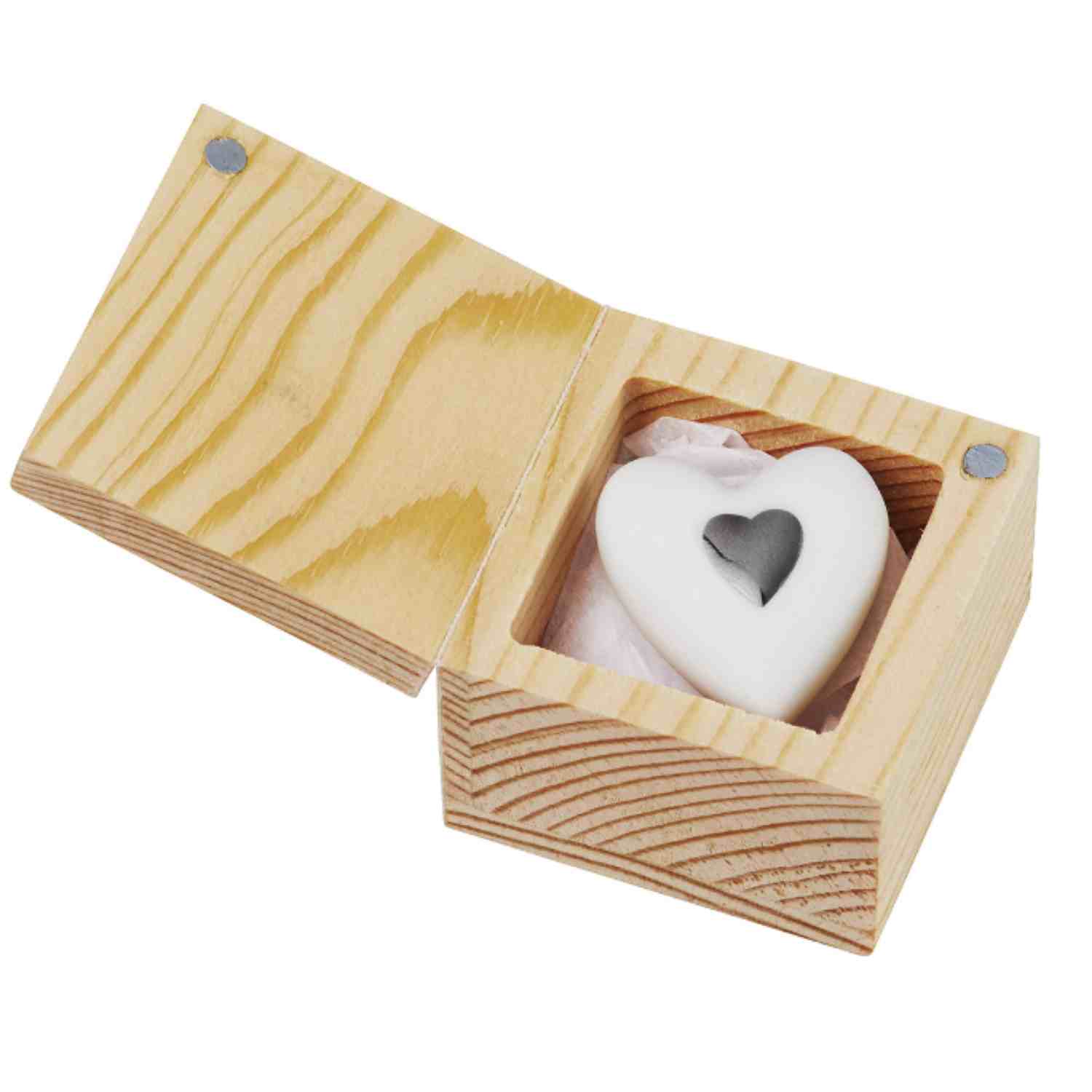 Coeur dans sa boite bois "Love to go" Räder