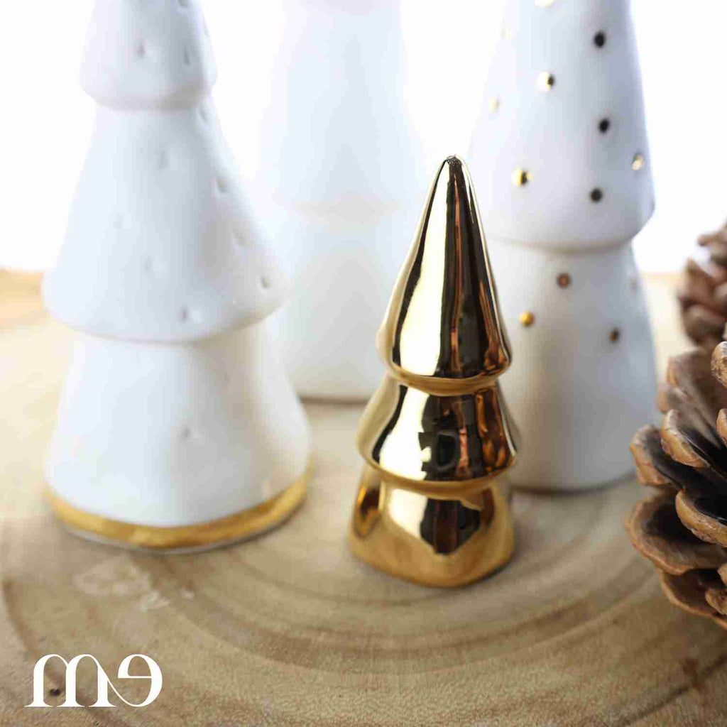 Sapin de Noël doré de Räder (set de 4)