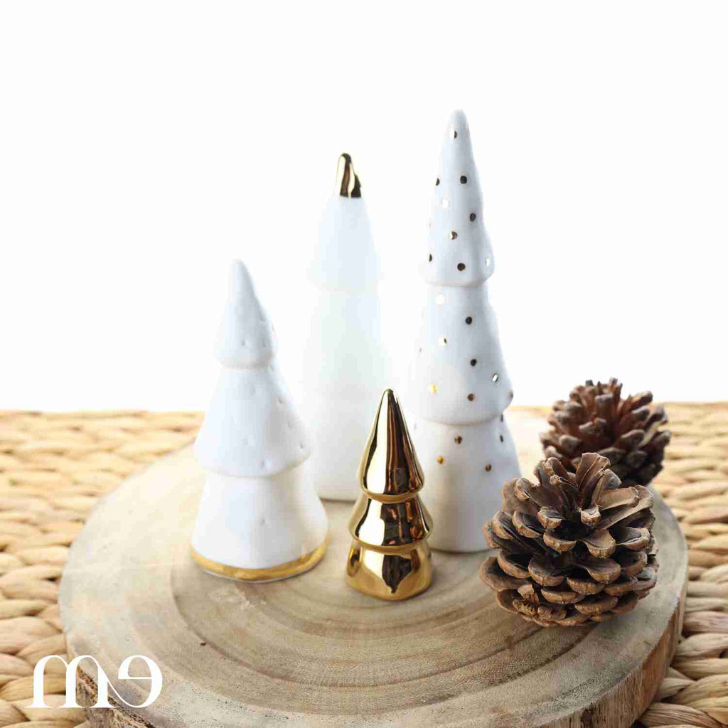 Sapin de Noël doré de Räder (set de 4)