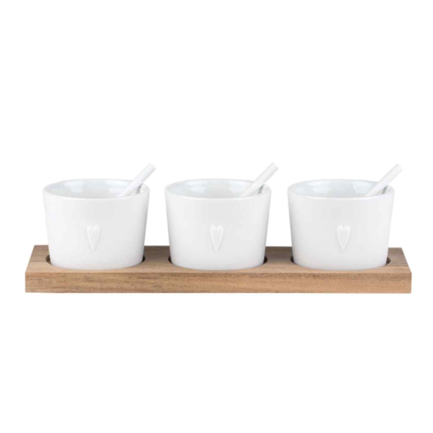 Set 3 pots pour lunch, apéro