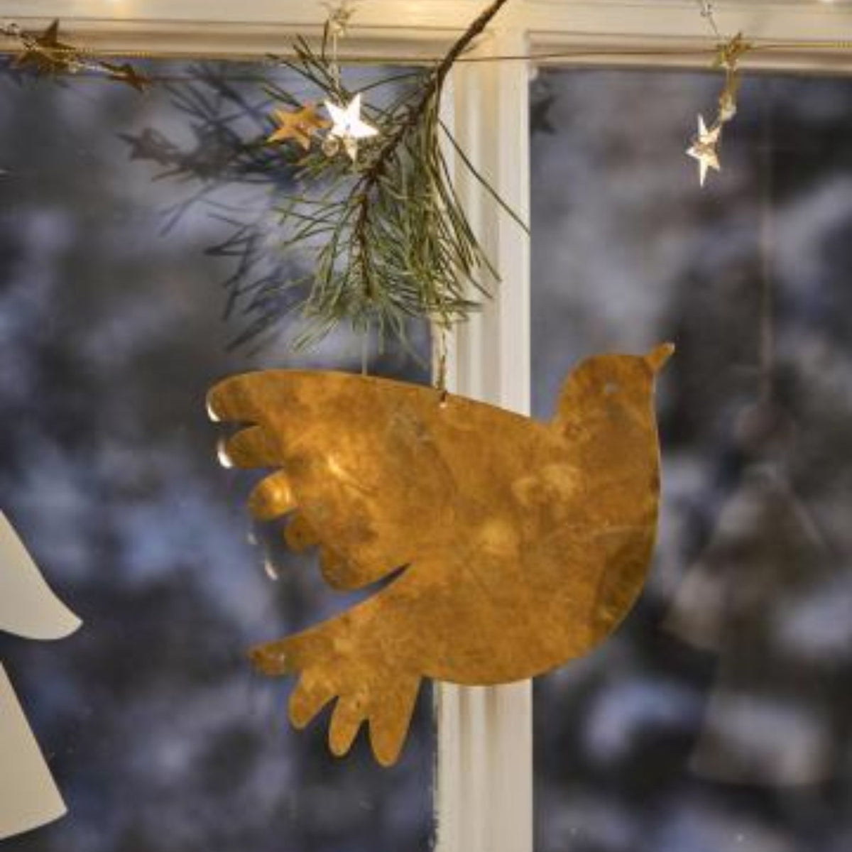 Oiseau décoratif à suspendre Gloria en laiton – Ib Laursen