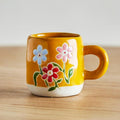 Tasse Millie Bloomingville – Fleurs ocre