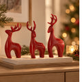 Trio de rennes rouges de Noël