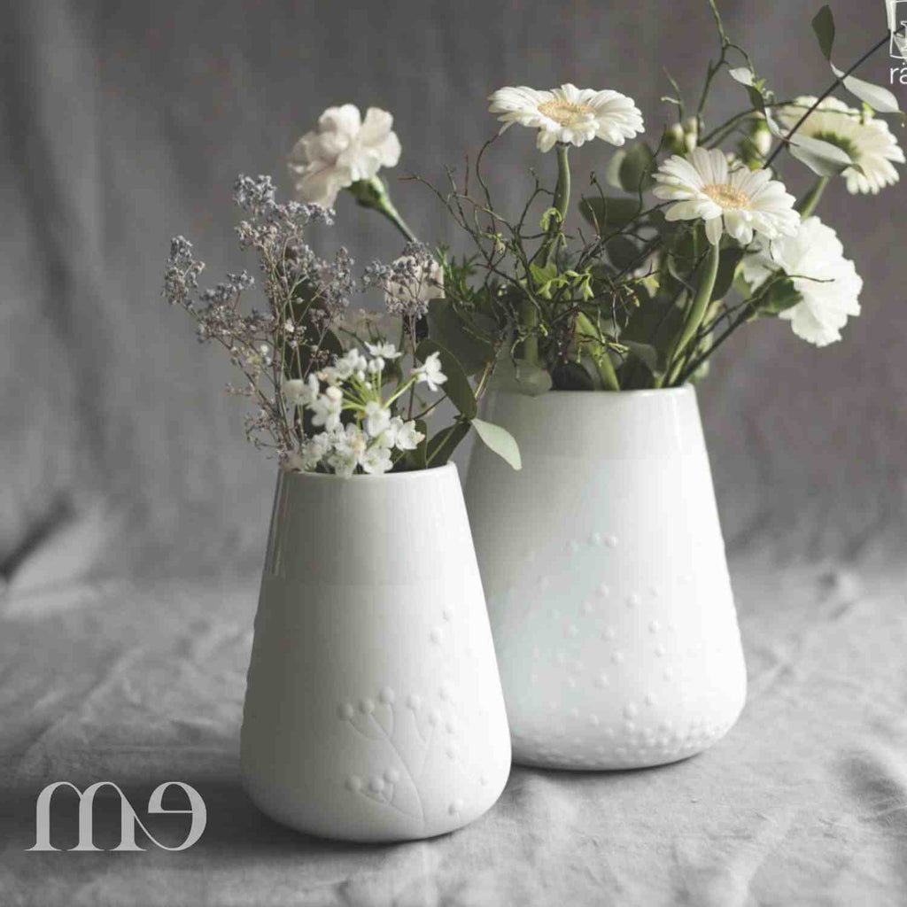 Vase poétique fleuri