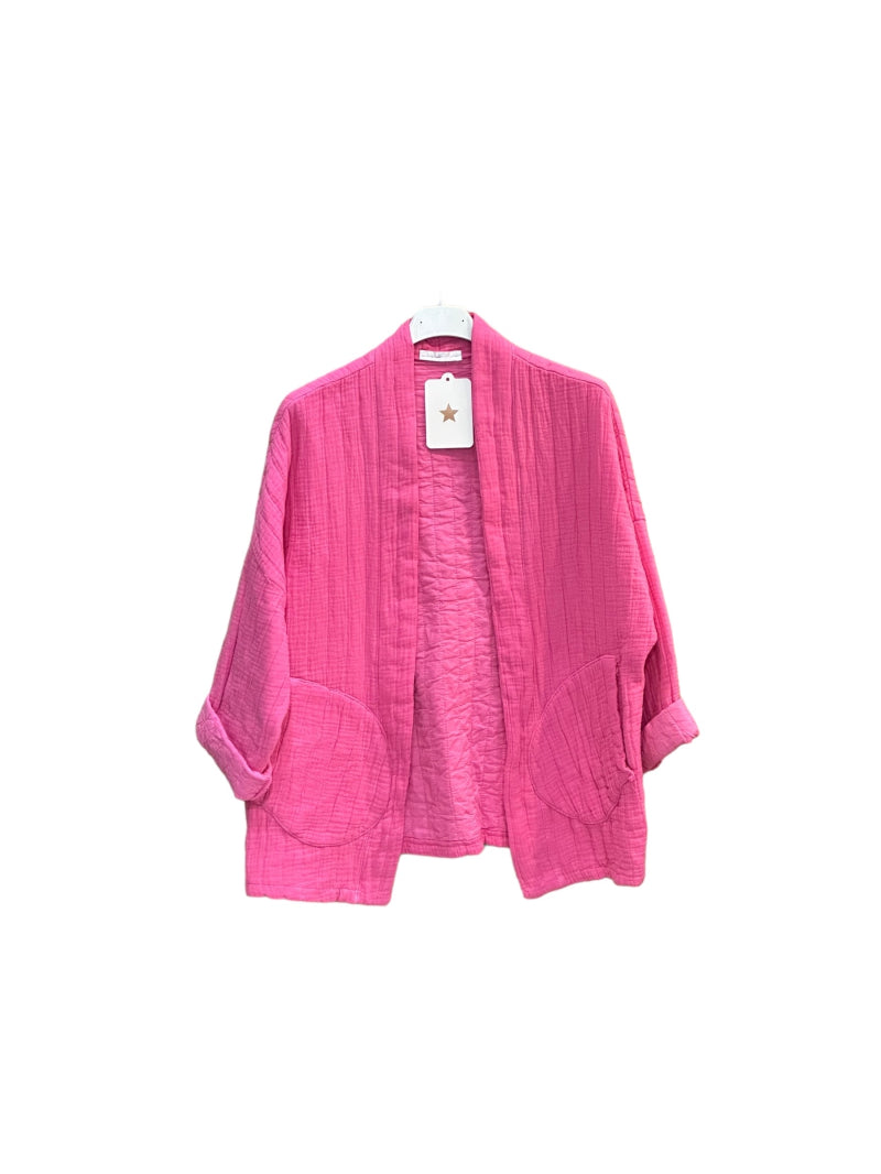 Veste matelassée en gaze de coton