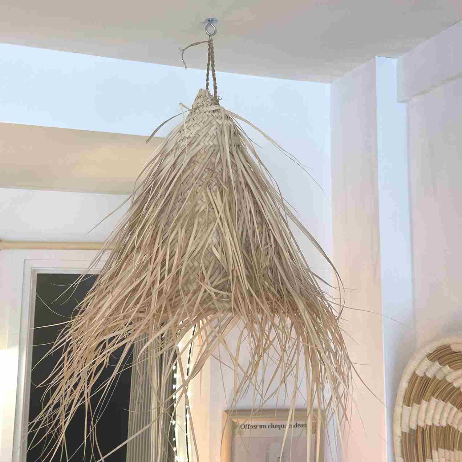 suspension bohème à frange fabriquée au Maroc