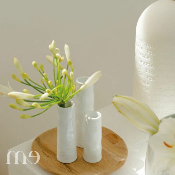 set de 3 mini vases en porcelaine de la marque Rader
