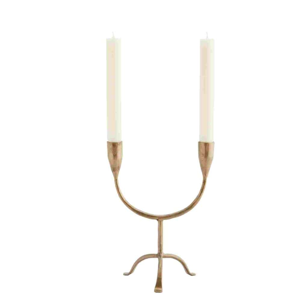 2 bougeoirs /Chandeliers 🔱double en laiton Très bon état Décorations de