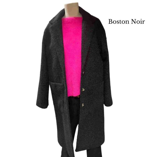 Manteau Boston effet laine